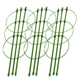 Sunnyglade Plant Support Cages 18 Inches Plant Cages with 3 Adjustable Rings, Pack of 3 (18")