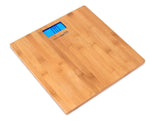 Internet’s Best Bamboo Digital Body Weight Bathroom Scale | Bathroom Accessories | Real Bamboo | Eco Friendly | Wood Décor | Blue LCD Backlight | 400 lbs. Weight Capacity