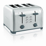 Kenmore 40604 4-Slice Toaster with Dual Controls in Red