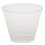 Clear Plastic Cups | 9 oz. 100 Pack | Hard Disposable Cups | Plastic Wine Cups | Plastic Cocktail Glasses | Plastic Drinking Cups | Small Plastic Party Punch Cups | Bulk Party Wedding Tumblers