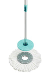 Leifheit Clean Twist Disc Active Replacement Mop Head, 4 x 22.5 x 26 cm, White