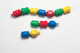 Gemybeads Snap Lock Bead Shapes, 12 Colorful Beads