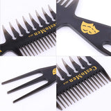 Hair Comb Styling Set Tail Combs Double Side Brushes Afro Pick Pik Comb African American Hair Brush Barber Hairstylist Accessories