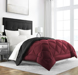 Sleep Restoration Goose Down Alternative Comforter - Reversible - All Season Hotel Quality Luxury Hypoallergenic Comforter -King/Cal King - Grey/Black