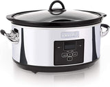 Crockpot 7 Quart Programmable Slow Cooker with Digital Countdown Timer|Polished Platinum