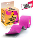 Sparthos Kinesiology Tape - Incredible Support for Athletic Sports and Recovery - Free Kinesiology Taping Guide! - Uncut 2 inch x 16.4 feet Roll