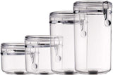 Bellemain 4 Piece Airtight Acrylic Canister Set, Food Storage Container