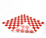 Deli Paper Sheets Sandwich Wrap Paper - 12x12" Food Wrapping Grease Resistant Checkered Liner Papers, Perfect for Restaurants, Barbecues, Picnics, Parties, Kids Meals, Outdoors - 250 Sheets