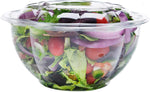 DOBI [50 Pack - 32 oz.] Salad to-Go Containers - Clear Plastic Disposable Salad Bowls with Airtight Lids, Standard Size