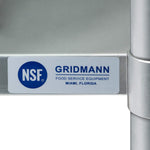 GRIDMANN NSF Stainless Steel Commercial Kitchen Prep & Work Table - 30 in. x 24 in.