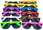 XKX 12PCS Neon 80's Style Party Sunglasses With Dark Lens For Big Bang Party