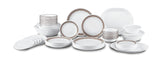 Corelle Winter Frost White Dinnerware Set  with lids (20-Piece, Service for 4)