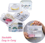 Gemybeads Jewelry Making Supplies Includes Clear Instructions, Charms, Pliers, Findings, Beads and More, Crafts for Girls and Adults, Great Gift for Teens and Women