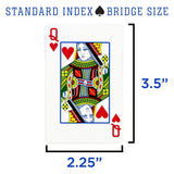 Copag Bridge Size Regular Index 1546 Playing Cards (Black Gold Setup)