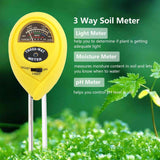 Soil Moisture Meter - 3 in 1 Soil Test Kit Gardening Tools PH, Light & Moisture, Plant Tester Home, Farm, Lawn, Indoor & Outdoor (No Battery Needed)