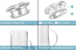 Water Pitcher 50 Oz,50 Oz Glass Pitcher with Lid,Glass Water Pitcher with Lid and Handle,Glass Juice Pitcher with Lid and Handle,50 Oz Glass Carafe