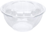 DOBI [50 Pack - 32 oz.] Salad to-Go Containers - Clear Plastic Disposable Salad Bowls with Airtight Lids, Standard Size