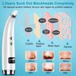 Blackhead Remover,Vacuum Blackhead Removal Peel Tool Extractor Electric Skin Pore Cleaner, Rechargeable Suction Comedone Acne Eliminator Device for Nose Face Men Women