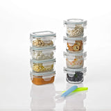 Glasslock Baby Food Glass Container Set, 18 pcs