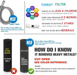 Frizzlife Under Sink Water Filter System-High Capacity Direct Connect Under Counter Drinking Water Filtration System-0.5 Micron Quick Change Removes 99.99% Lead, Chlorine, Bad Taste & Odor.