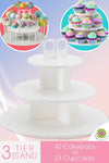 COMPLETE CAKE POP MAKER KIT - Jam packed with silicone cakepop baking mold, 120 lollipop sticks, candy and chocolate melting pot, decorating pen, bags, twist ties & 3-Tier display stand holder