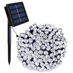 ORA 100 LED Solar Powered String Lights with Automatic Sensor, Black, 55 ft