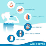 iSpring RCC1UP-AK 100GPD High Capacity, Boosted Performance Under Sink 7-Stage Reverse Osmosis Drinking Water Filtration System and Ultimate Water Softener with Alkaline Remineralization, and Pump