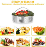 BAYKA Pressure Cooker Accessories Set, Compatible with Instant Pot 5, 6, 8 Qt, Steamer Basket, Springform Pan, Bites Molds, Egg Rack, Mini Mitts, 5,6,8