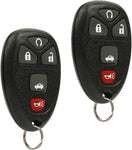 Car Key Fob Keyless Entry Remote fits 2007-2014 Chevy Tahoe Suburban / 2007-2014 Cadillac Escalade / 2007-2014 GMC Yukon (fits Part # 15913427, 20869057, 22756462), Set of 2