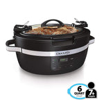 Crockpot Thermoshield 6 Quart Manual Slow Cooker, Black