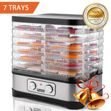 Food Dehydrator Machine, Jerky Dehydrators with Five Tray, Knob Button