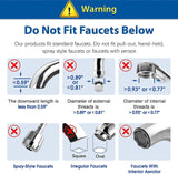 Waterdrop 320-Gallon Long-Lasting Water Faucet Filtration System, Faucet Water Filter, Tap Water Filter, Removes Lead, Flouride & Chlorine - Fits Standard Faucets (1 Filter Included)