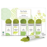 Tea Forte Organic Matcha Green Tea, Stone Ground Culinary Grade Green Tea Matcha (Matcha Sampler)