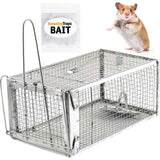 AmazingTraps The Amazing Humane Rat Trap w/Starter Bait - Catches Rats, Mice, Squirrels, Opossums, Moles, Weasels, Gophers, and Other Small Animals