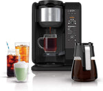 Ninja Hot and Cold Brewed System, Auto-iQ Tea and Coffee Maker with 6 Brew Sizes, 5 Brew Styles, Frother, Coffee & Tea Baskets with Glass Carafe (CP301)