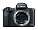 Canon EOS M50 Mirrorless Camera Kit w/EF-M15-45mm and 4K Video (Black)