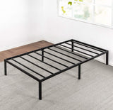 Best Price Mattress Queen Bed Frame - 14 Inch Metal Platform Beds w/ Heavy Duty Steel Slat Mattress Foundation (No Box Spring Needed), Black