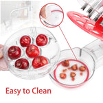 Ordekcity Cherry Pitter Tool Cherry Remover - 6 Cherries