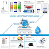 iSpring RCC1UP-AK 100GPD High Capacity, Boosted Performance Under Sink 7-Stage Reverse Osmosis Drinking Water Filtration System and Ultimate Water Softener with Alkaline Remineralization, and Pump