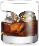 Godinger Cigar Whiskey Glass - Old Fashioned Whiskey Glass With Indented Cigar Rest