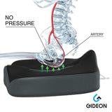 Gideon™ Premium Orthopedic Seat Cushion for Office Chair, Car, Truck, Plane, Wheelchairs, etc. - Provides Relief for Lower Back Pain, Tailbone, Coccyx, Sciatica, Pelvic Pain, Prostate, etc.