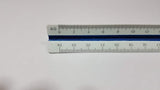 Triangular Engineering Scale Ruler by Ferocious Viking with Color-Coded Grooves with Fractions of an inch 1:10, 1:20, 1:30, 1:40, 1:50, 1:60