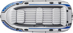 Intex Excursion 5, 5-Person Inflatable Boat Set with Aluminum Oars and High Output Air Pump (Latest Model)