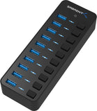 Sabrent 4-Port USB 3.0 Hub with Individual LED Power Switches (HB-UM43)