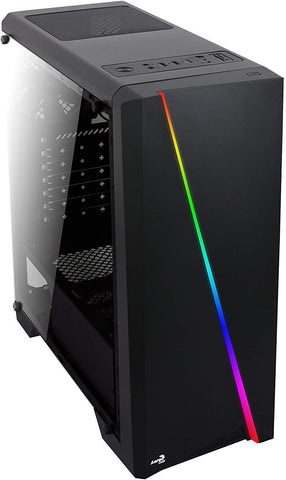 AeroCool Cylon RGB Mid Tower with Acrylic Side Window, Black