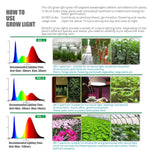 Indoor Plant LED Grow Light - ROKKES 18W Growing Lights Strip, Dimmable Full Spectrum Red Blue UV System with Timing, Small Led Grow Lamp Assembly, for Flower Succulents Vegetables Herbs Seedlings