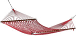 Caribbean Rope Hammock - 55 Inch - Soft-Spun Polyester (Natural Cream)