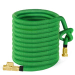 MoonLa 50ft Garden Hose, Expandable Water Hose with 3/4" Solid Brass Fittings, Extra Strength Fabric - Flexible Expanding Hose with Free Storage Sack