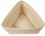 Banneton Bread Proofing Basket 8.5 inch Round Natural Rattan Cane Brotform with Linen Liner 2 Pack+ One Rubber Scraper+ One Silicone BBQ Brush by XUANNIAO