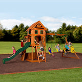 Backyard Discovery Atlantis All Cedar Wood Playset Swing Set